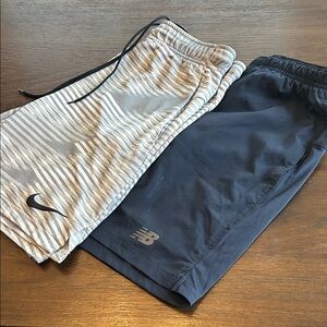 Nike and New Balance Athletic Shorts Set